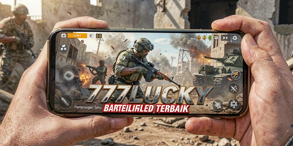 Gameplay intens di pulau pertempuran 777LUCKY.