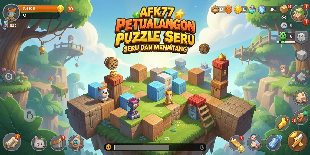 Tampilan gameplay AFK77 yang menarik dan menantang.