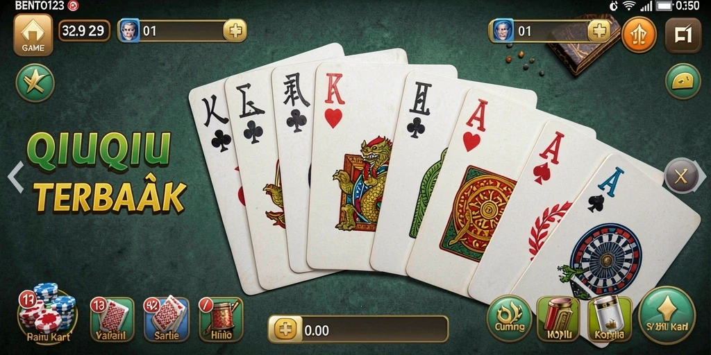 Screenshot gameplay QiuQiu BENTO123 yang seru dan menarik