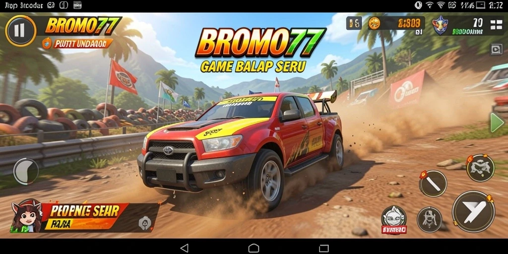 Gameplay seru di BROMO77 dengan balapan yang menegangkan.