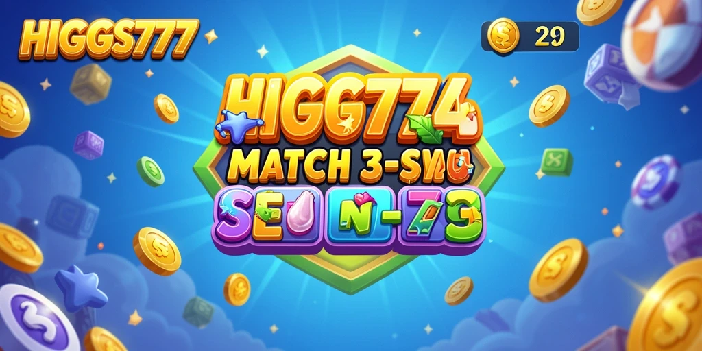 Tampilan gameplay menantang dalam HIGGS777 dengan elemen Match-3.