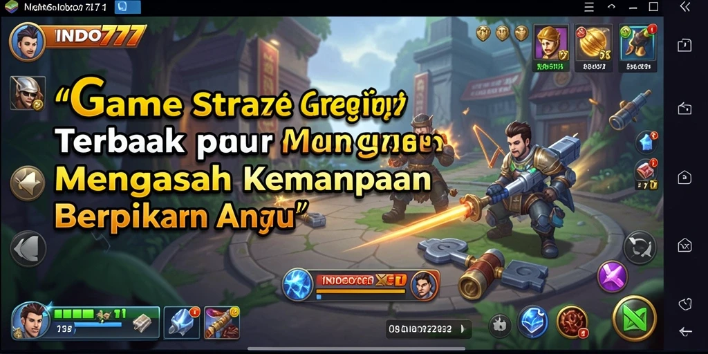 Tampilan gameplay menarik dan menegangkan dari INDO777