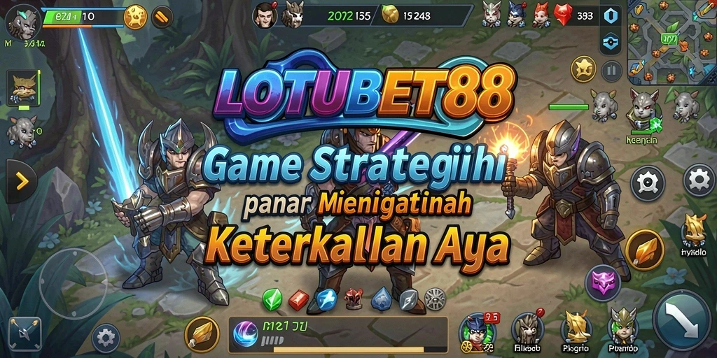 Screenshot LOTUSBET88 menampilkan aksi strategi yang mendebarkan.