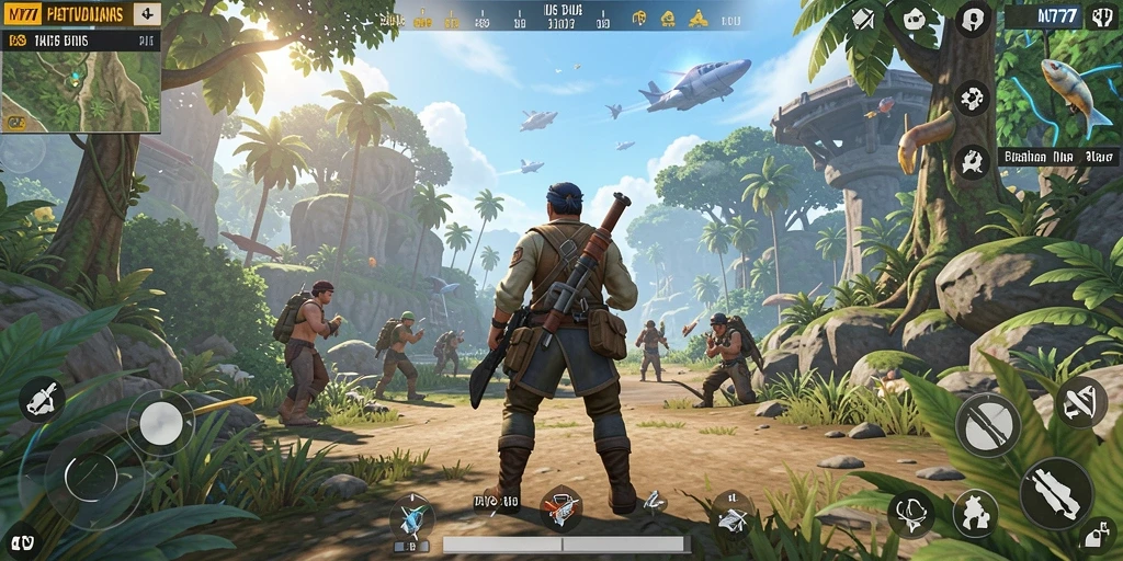 Lihat aksi seru gameplay Open World MT777.