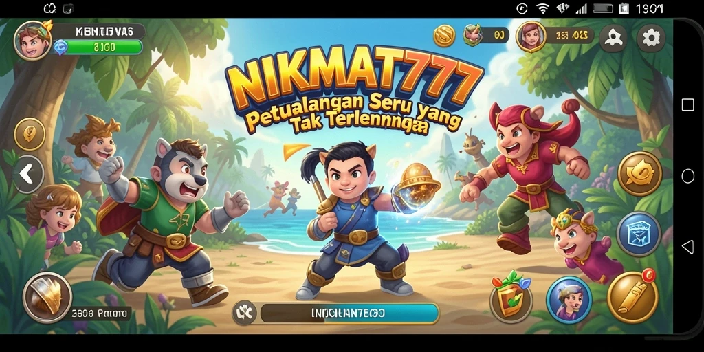 Screenshot NIKMAT777 menampilkan momen seru dalam menjelajahi dunia petualangan.