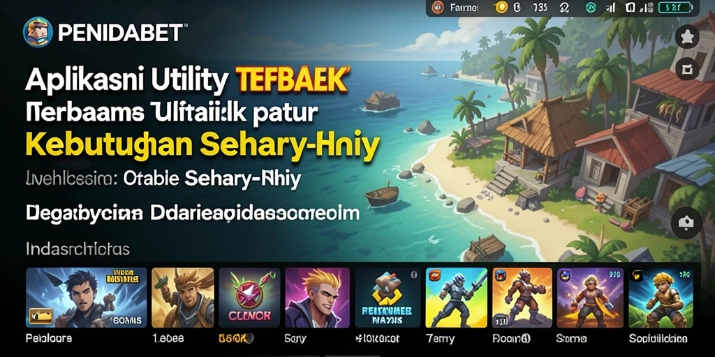 Tampilan interface PENIDABET yang menarik dan mudah digunakan.