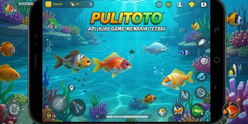 Tampilan gameplay memancing yang menarik dan mendetail dari PULITOTO.