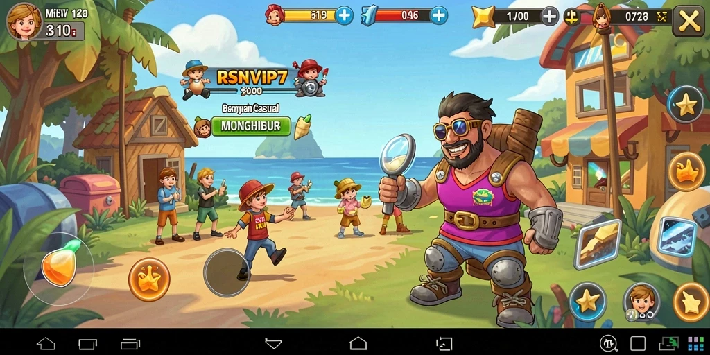 Screenshot gameplay RSNVIP7 yang menunjukkan serunya bermain.