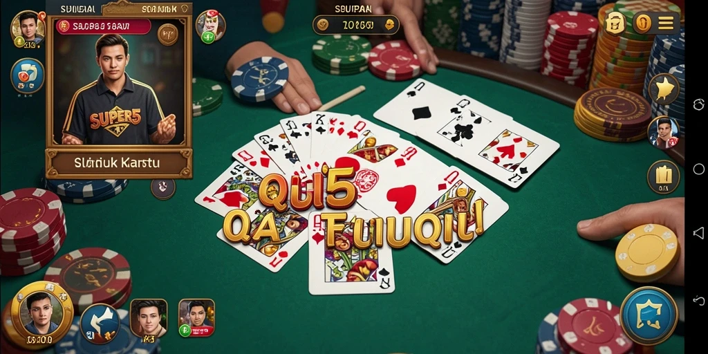Screenshot gameplay SUPER5 yang menampilkan aksinya yang mendebarkan.