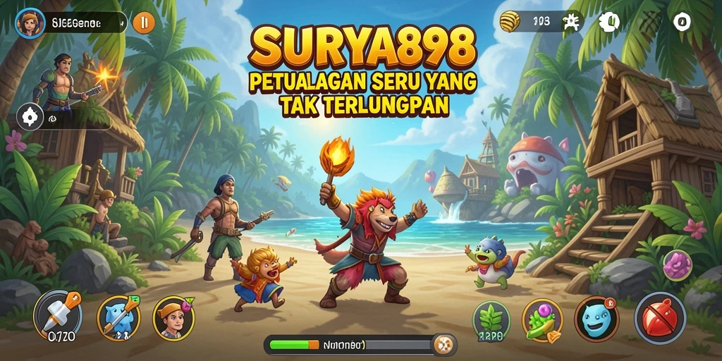Screenshot gameplay <strong>SURYA898</strong> yang menggambarkan petualangan mendebarkan.