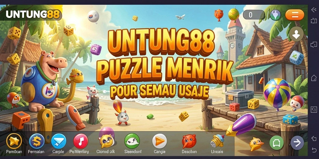 Tampilan gameplay UNTUNG88 menampilkan tantangan puzzle yang seru.